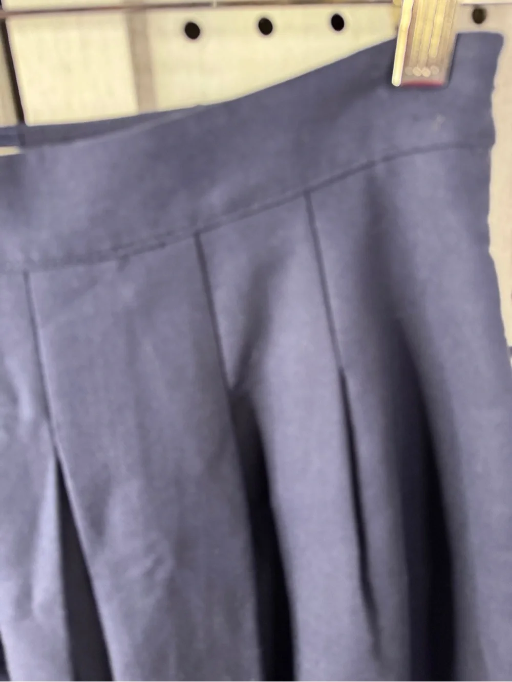 Boden Navy Blue Pleated A-Line Full Midi Skirt Classic Preppy Size 4 Office